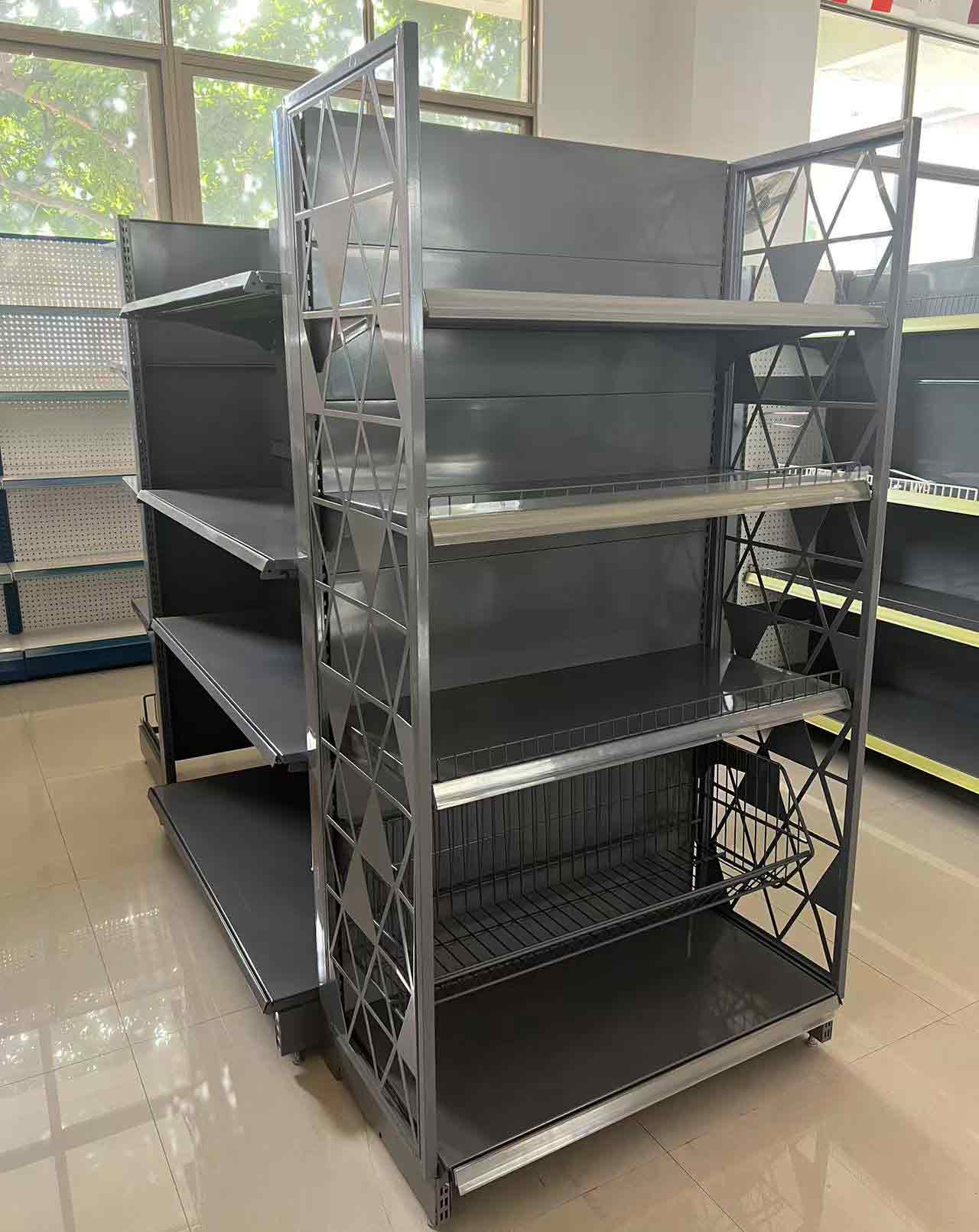 Single-Sided-Supermarket-gondola Single-Sided-Supermarket-gondola